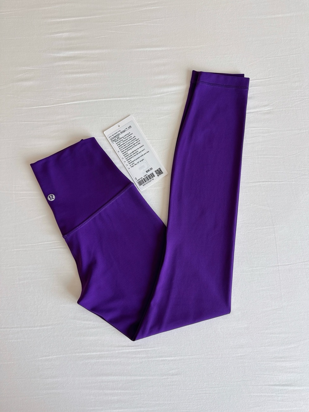lululemon Align™ HR Pant 25" College Purple Size 2 NWOT